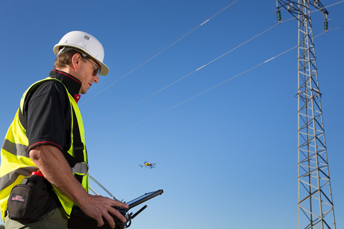 Télépilote en opération