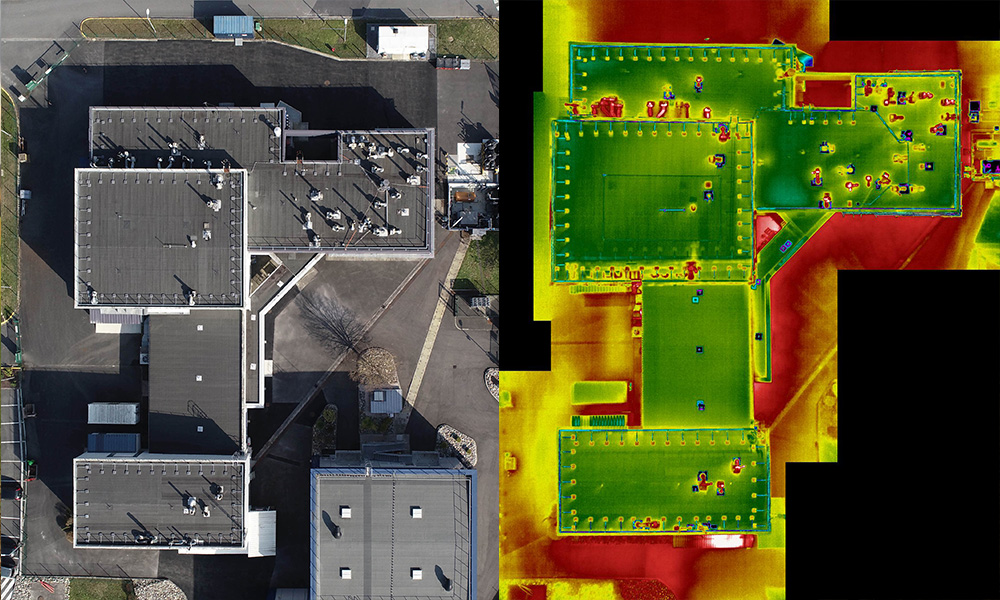 Thermographie sur bâtiments industriels