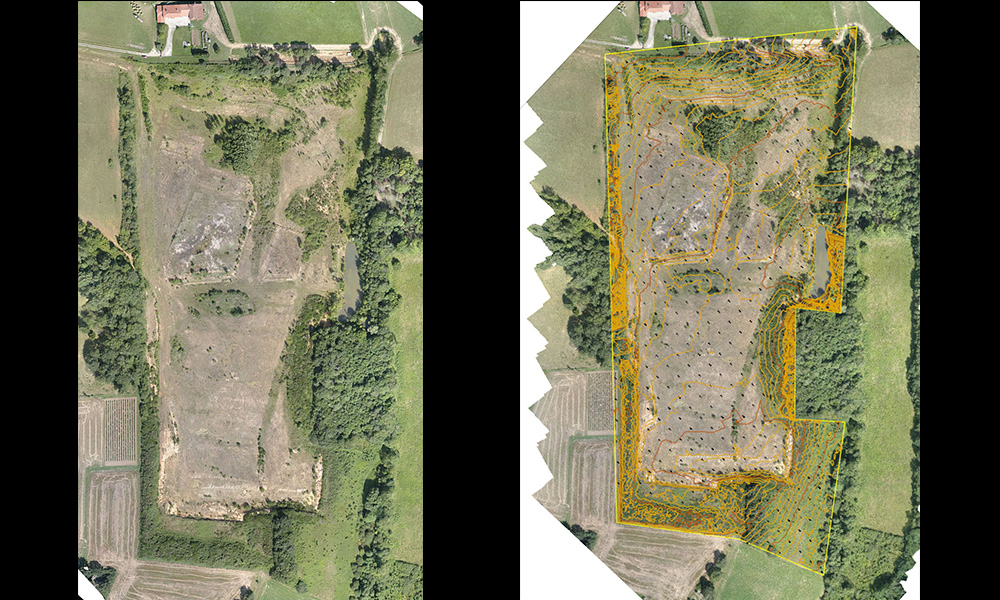 Relevé topographique – projet centrales photovoltaïques